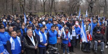 Фото пресс-службы партии "Ак жол"